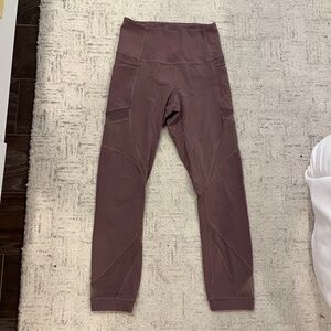 Lululemon Cropped Mesh Leggings